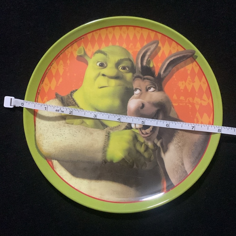Shrek Vintage Y2K Melamine Plastic Plate 8” - Picture 3 of 3